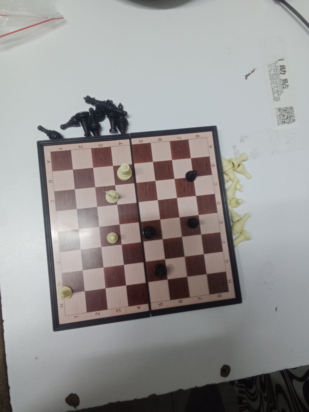 Magnetic Foldable Chess Board Game – Portable Travel Set