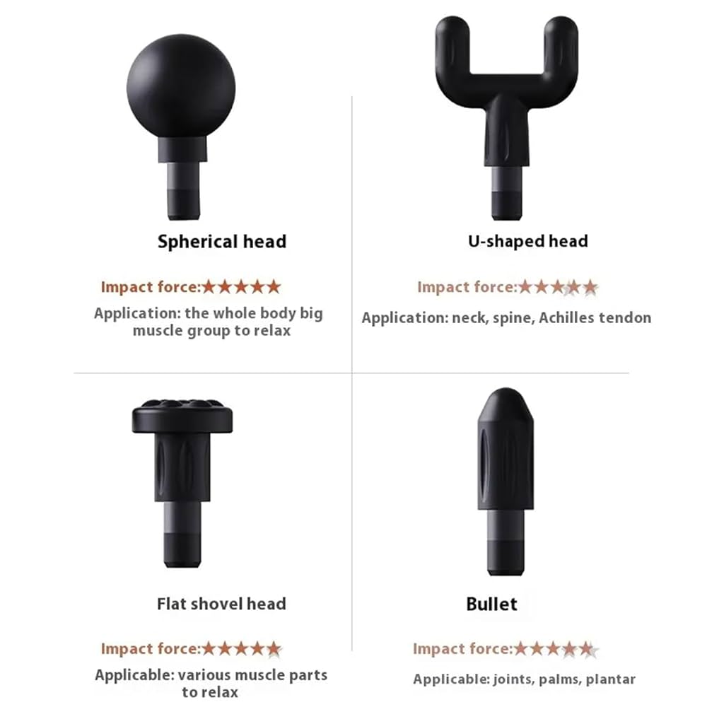 New arrivals 🔥🔥🔥🔥🤼🎳 Massage gun - 6 speed, 4 head options, rechargeable, now available in 4 colours with a golden ring