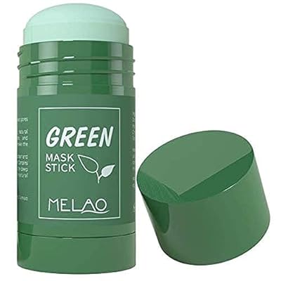 Green Tea Mask Stick for Face - Deep Pore Cleansing, Moisturizing, Skin Brightening | Removes Blackheads for All Skin Types
