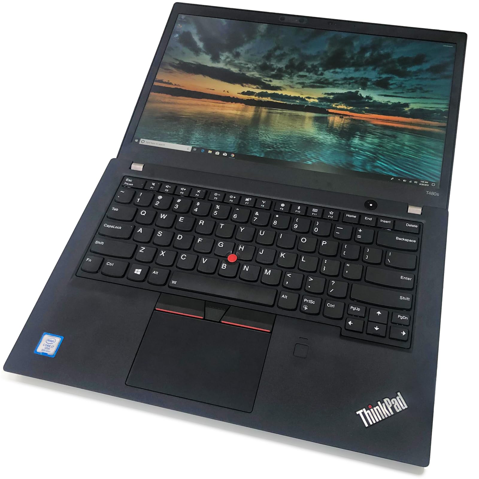 (i7+16GB+512GB+14") Refurbished Lenovo ThinkPad T480s Laptop Intel Core i7 8th gen 16GB RAM 512GB SSD 14" FHD Refurbished Laptops Computer Bluetooth Webcam Intel Graphics windows 11 Black 14 inch