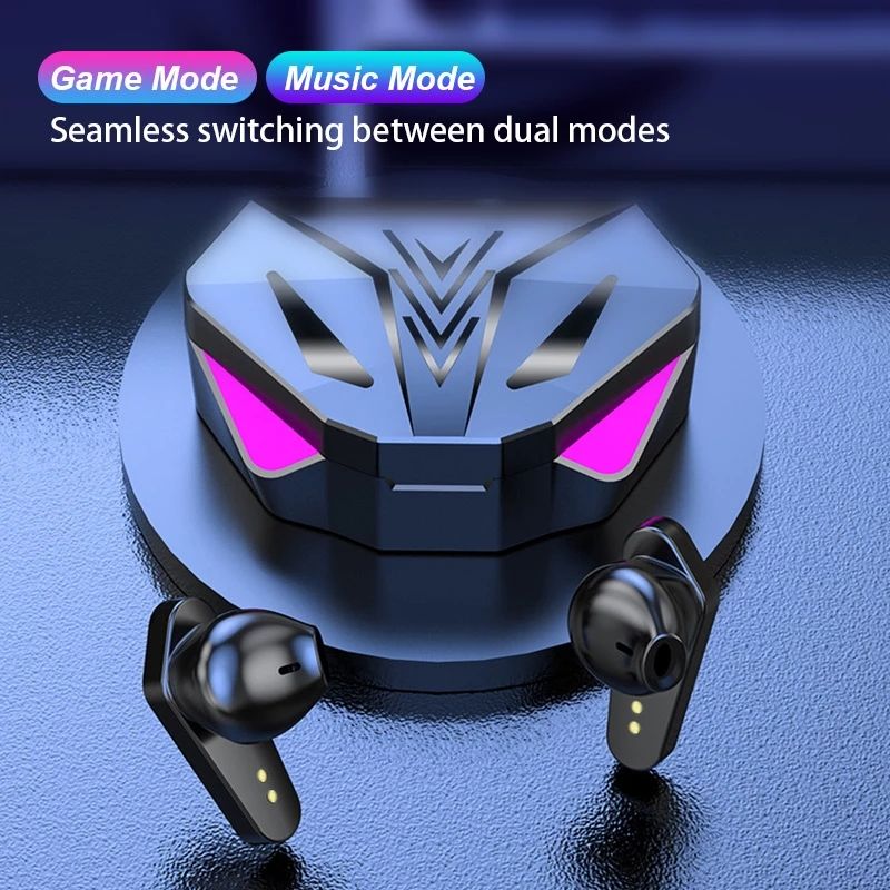 GreatMall® X15 Pro TWS Gaming Earbuds Wireless Bluetooth Earphones With Mic Bass Audio Sound Positioning 9D Stereo Music HiFi Bluetooth Earpods For Gamer