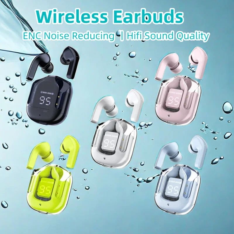 GreatMall® Air31 Tws Earpods Wireless Earbuds Bluetooth Earphones Sport Gaming Headsets Noise Reduction Mic Headphones with LED Display For Android&iphone