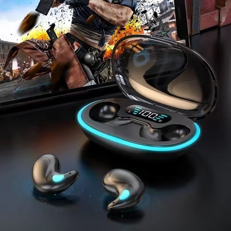 GreatMall® X55 Sleeping Earbuds Wireless Mini Headphones For Work TWS Bluetooth Earphone Stereo Hidden Headsets with Mic HD Call Sport Earpods