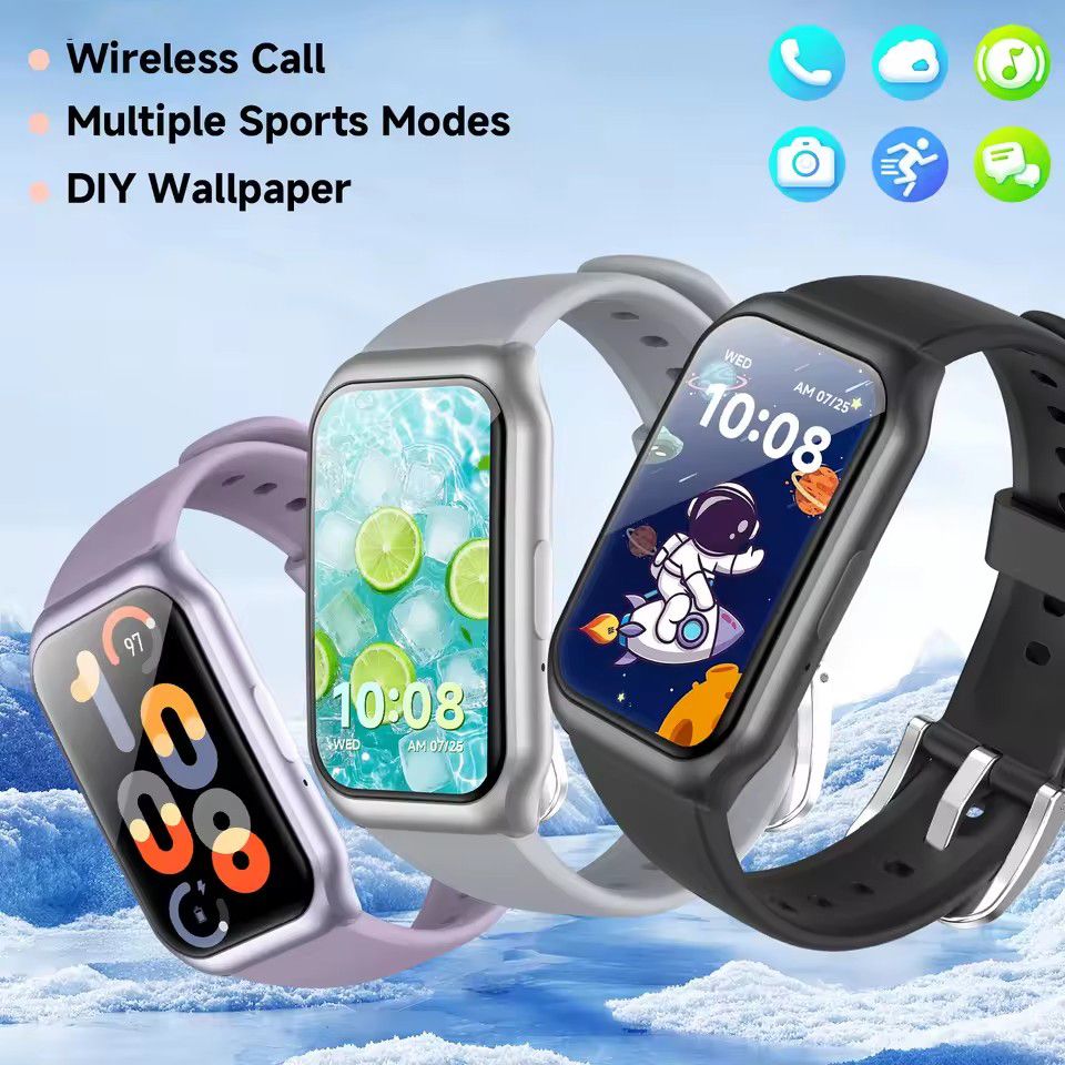 GreatMall® New Smart Watch Bluetooth Calling Heart Rate&Sleep Monitoring Flashlight AI Assistant Men Women Smartwatch For Android&IOS