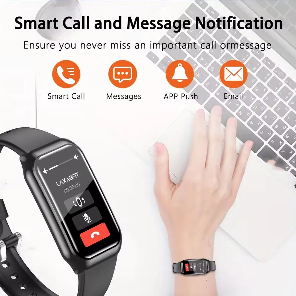 GreatMall® New Smart Watch Bluetooth Calling Heart Rate&Sleep Monitoring Flashlight AI Assistant Men Women Smartwatch For Android&IOS
