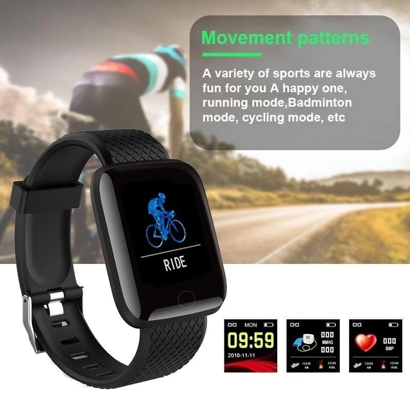 GreatMall® Smart Watch Sport Wristband Running Fitness Monitor Track Heart Rate Message Remind Men Smartwatch Woman Clock