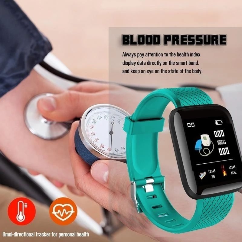 GreatMall® Smart Watch Sport Wristband Running Fitness Monitor Track Heart Rate Message Remind Men Smartwatch Woman Clock