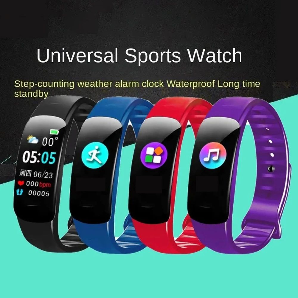 GreatMall® Smart Watch Sport Wristband Fitness Monitoring Track Heart Rate Call and Message Remind Men Smartwatch for Men Women Kids Gift