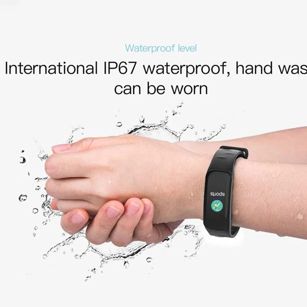 GreatMall® Smart Watch Sport Wristband Fitness Monitoring Track Heart Rate Call and Message Remind Men Smartwatch for Men Women Kids Gift