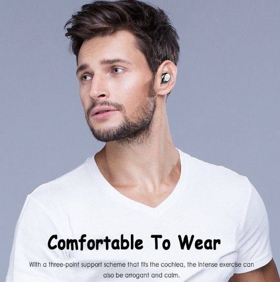 GreatMall® F9 Bluetooth Earphones TWS Headphones Wireless Earbuds with Mic 3000mAh Charging Box Stereo In-Ear Earpods Sports