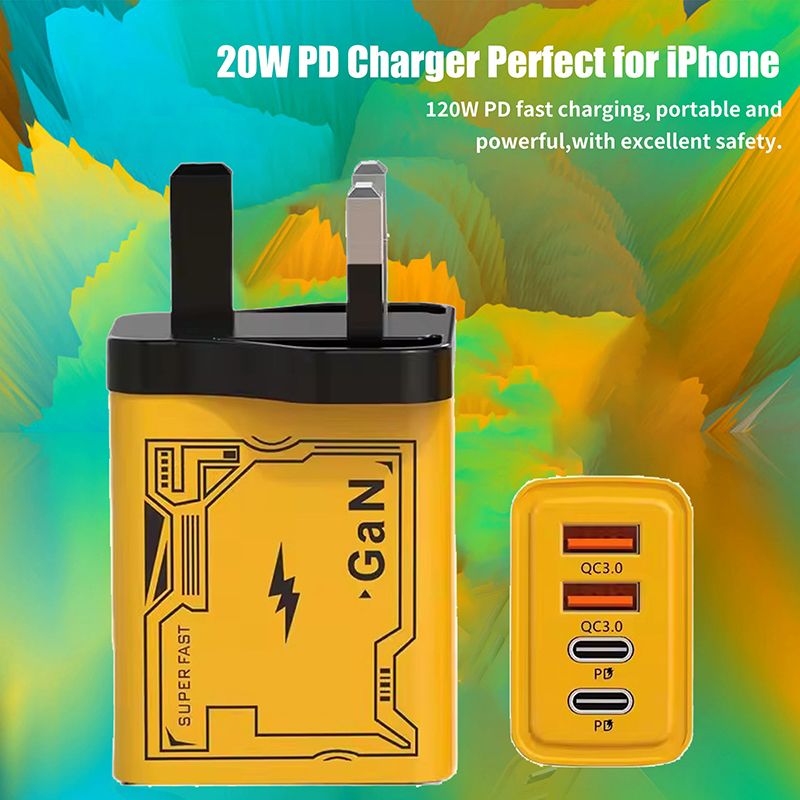 GreatMall® 65W USB Charger Type C Fast Charging Mobile Phone Charger For iPhone Xiaomi Samsung Huawei Quick Charger Travel Charge Adapter