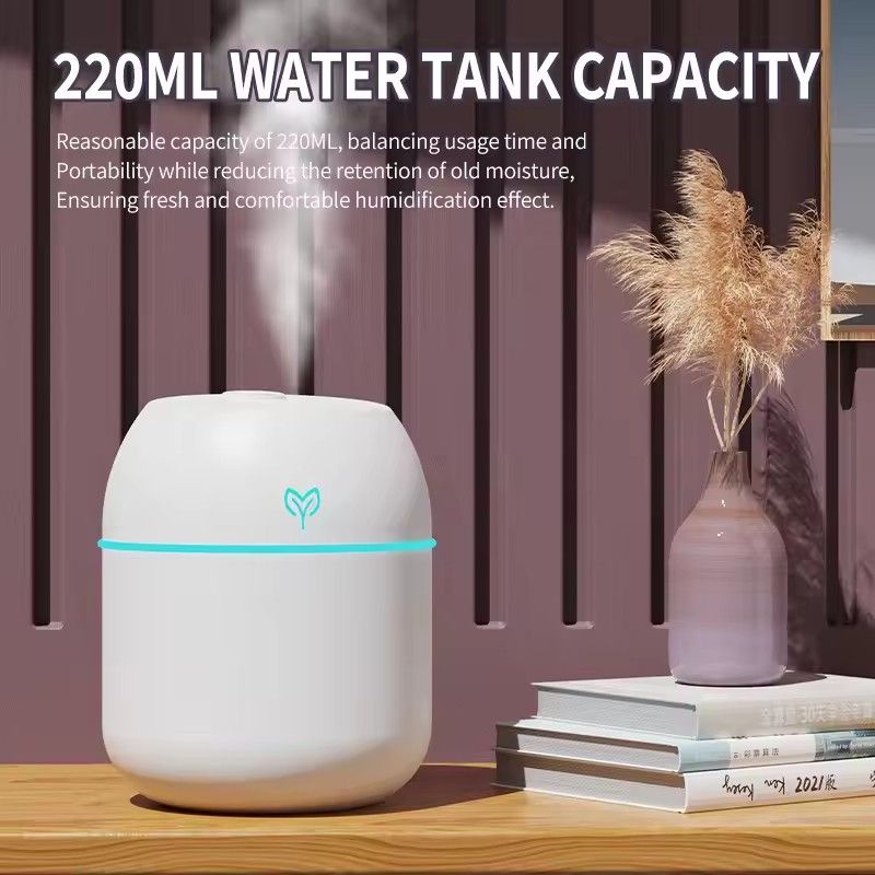 GreatMall® 250ML Mini Ultrasonic Air Humidifier Romantic Light USB Essential Oil Diffuser Car Purifier Aroma Anion Mist Maker With LED Lamp