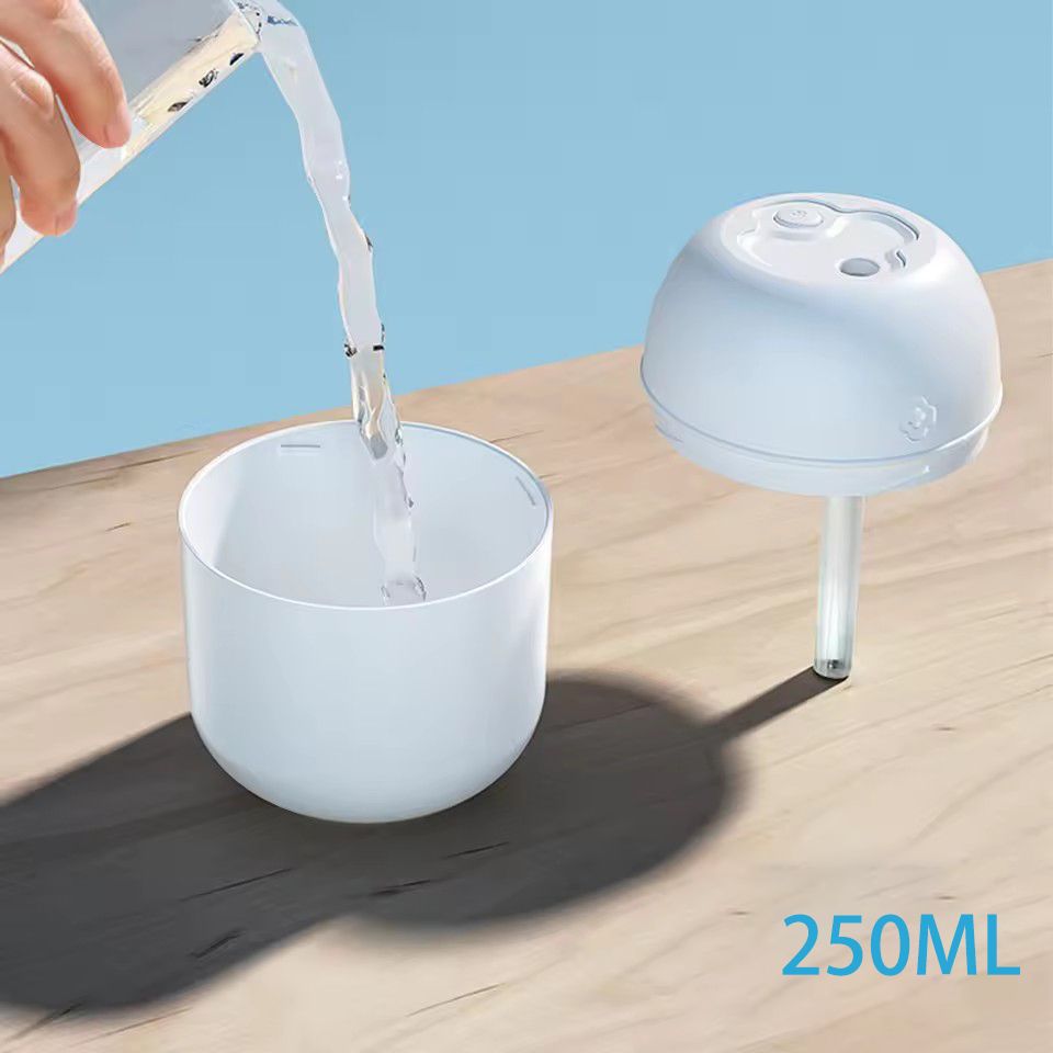 GreatMall® 250ML Mini Ultrasonic Air Humidifier Romantic Light USB Essential Oil Diffuser Car Purifier Aroma Anion Mist Maker With LED Lamp