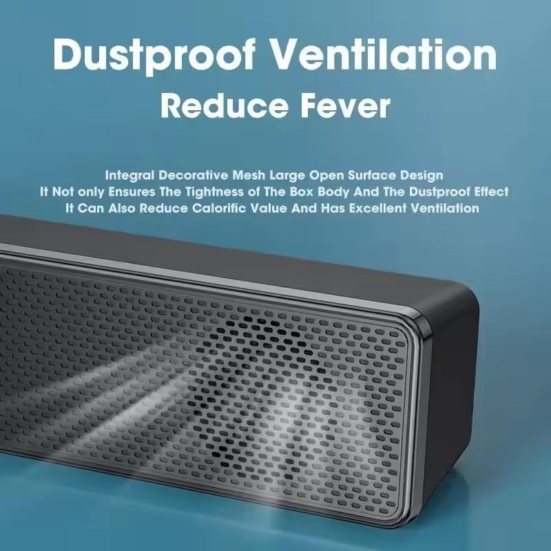 TIMACK Home Theater Sound System Bluetooth Speaker 4D Surround Soundbar Computer Speaker For TV Soundbar Box Subwoofer Stereo Music Box