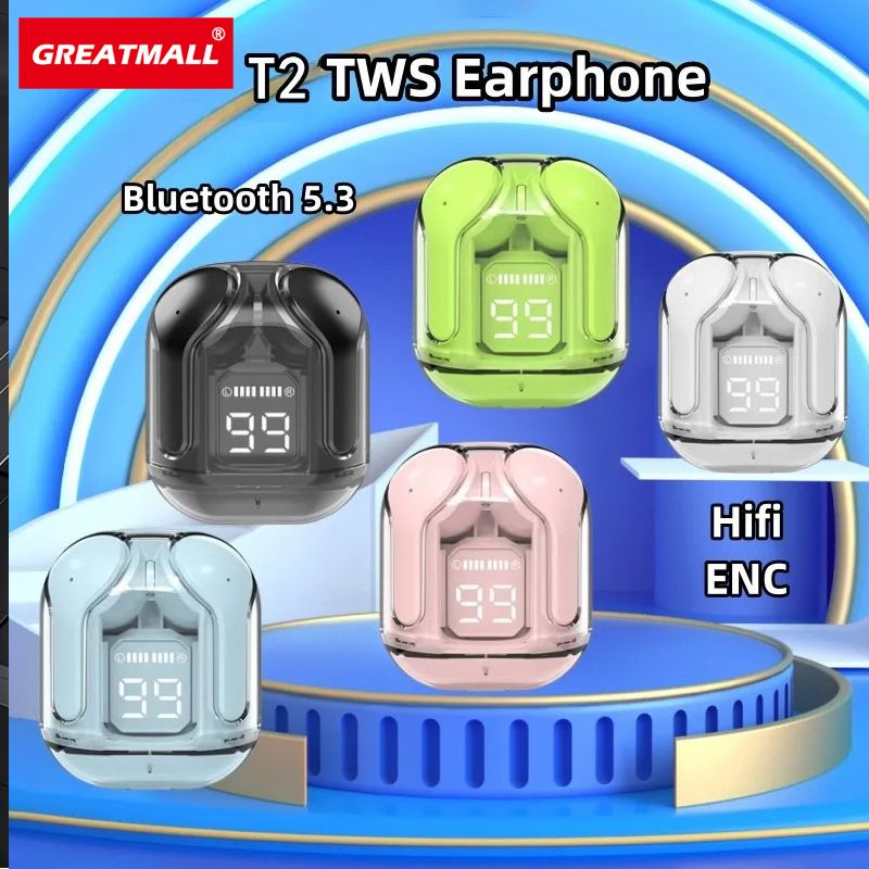 GreatMall® Air31 Tws Earpods Wireless Earbuds Bluetooth Earphones Sport Gaming Headsets Noise Reduction Mic Headphones with LED Display For Android&iphone