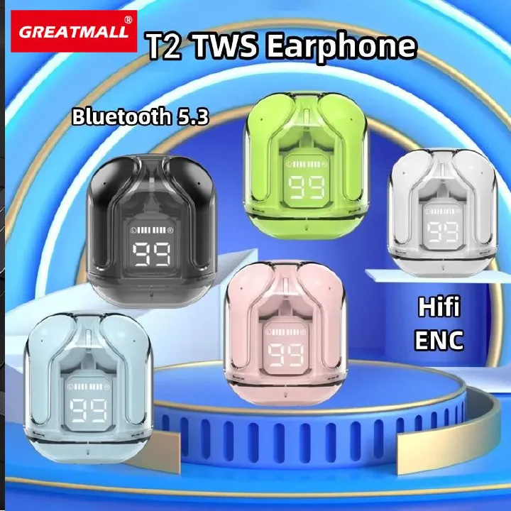 GreatMall® Air31 Tws Earpods Wireless Earbuds Bluetooth Earphones Sport Gaming Headsets Noise Reduction Mic Headphones with LED Display For Android&iphone