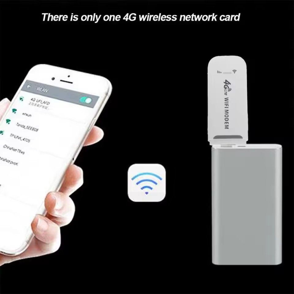 GreatMall® 4G LTE USB Modem Dongle 150Mbps Wireless WiFi Mobile Router SIM Card Network Card Pocket WiFi Hotspot Router for Home Office