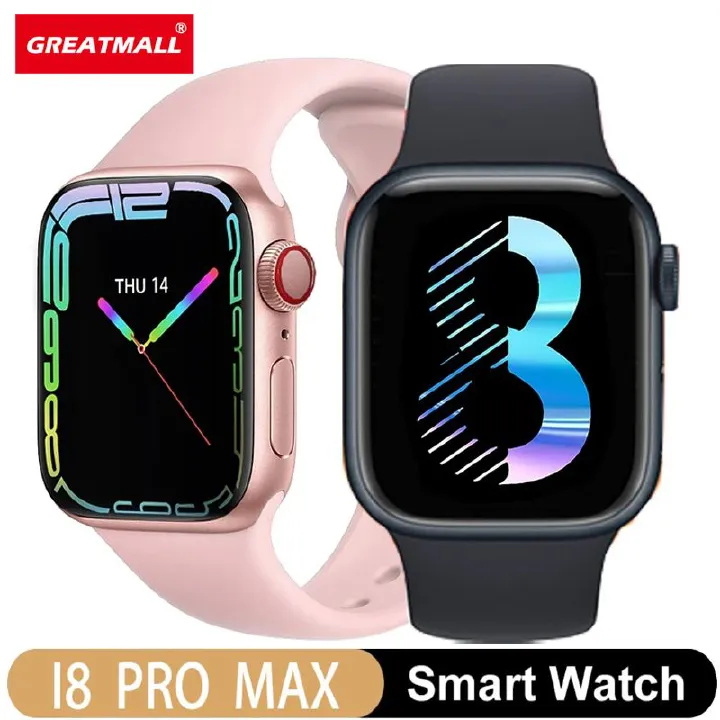 GreatMall® SmartWatch Smart Watch for Men I8 Pro Max Series 8 Phone Call Custom Watch Face Sport Waterproof Women Man Wearable