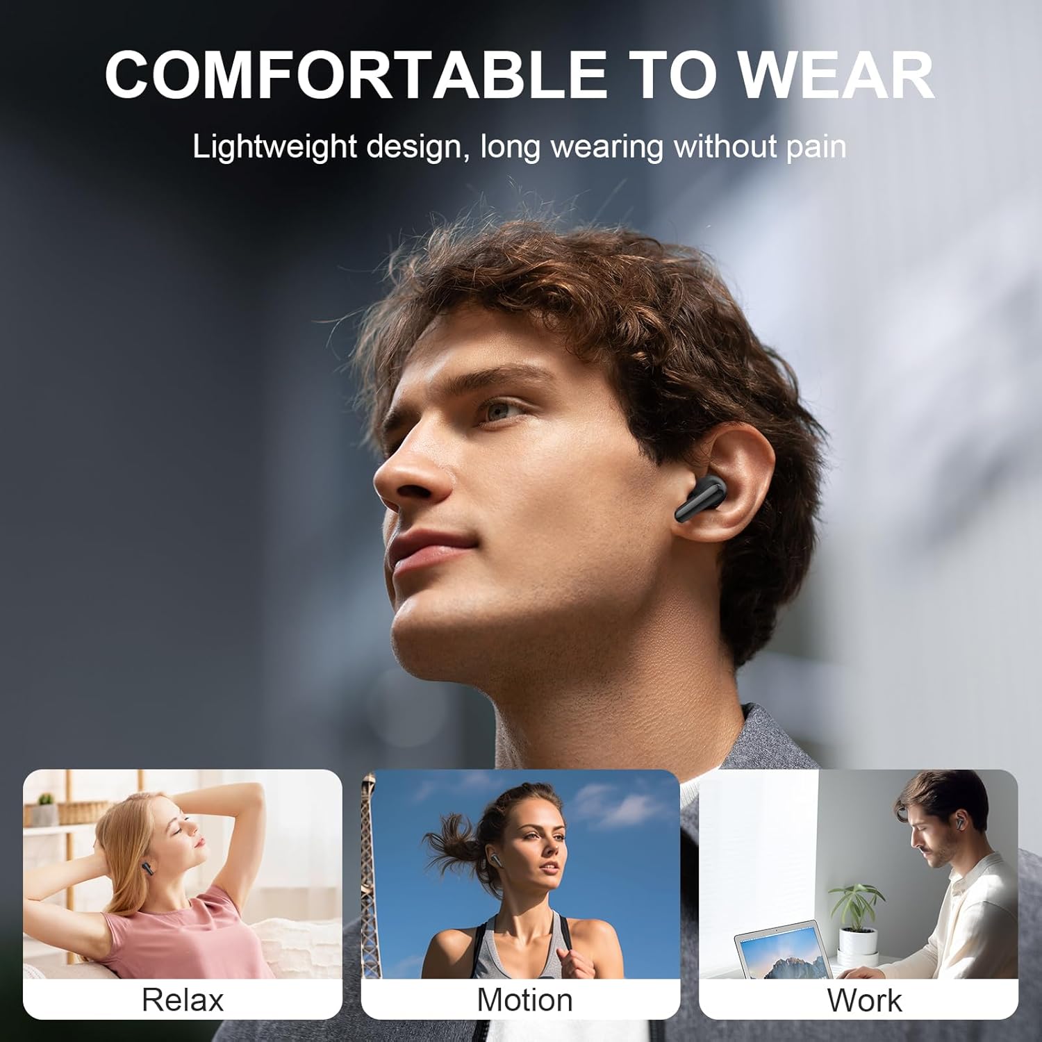 TIMACK 895B Bluetooth Headphones TWS Wireless Headphones Earphone Bluetooth Earphones Waterproof Headset Mic for Xiaomi Earbuds