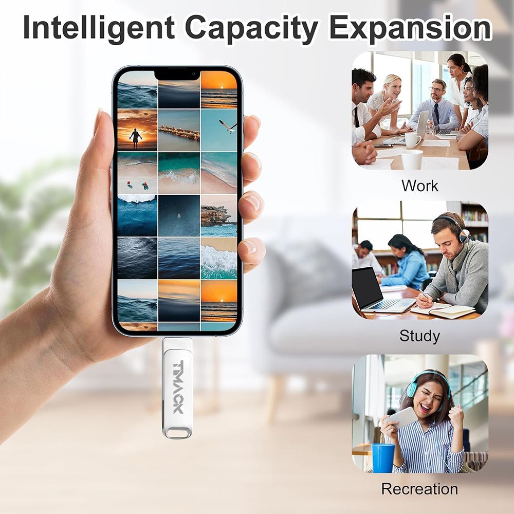 【FREE GIFT】TIMACK 2 in1 OTG Metal USB 3.0 Disk 32GB/64GB/128GB Type-C/USB 3.0 USB Flash Drives Memory Flash Disks Data Storage