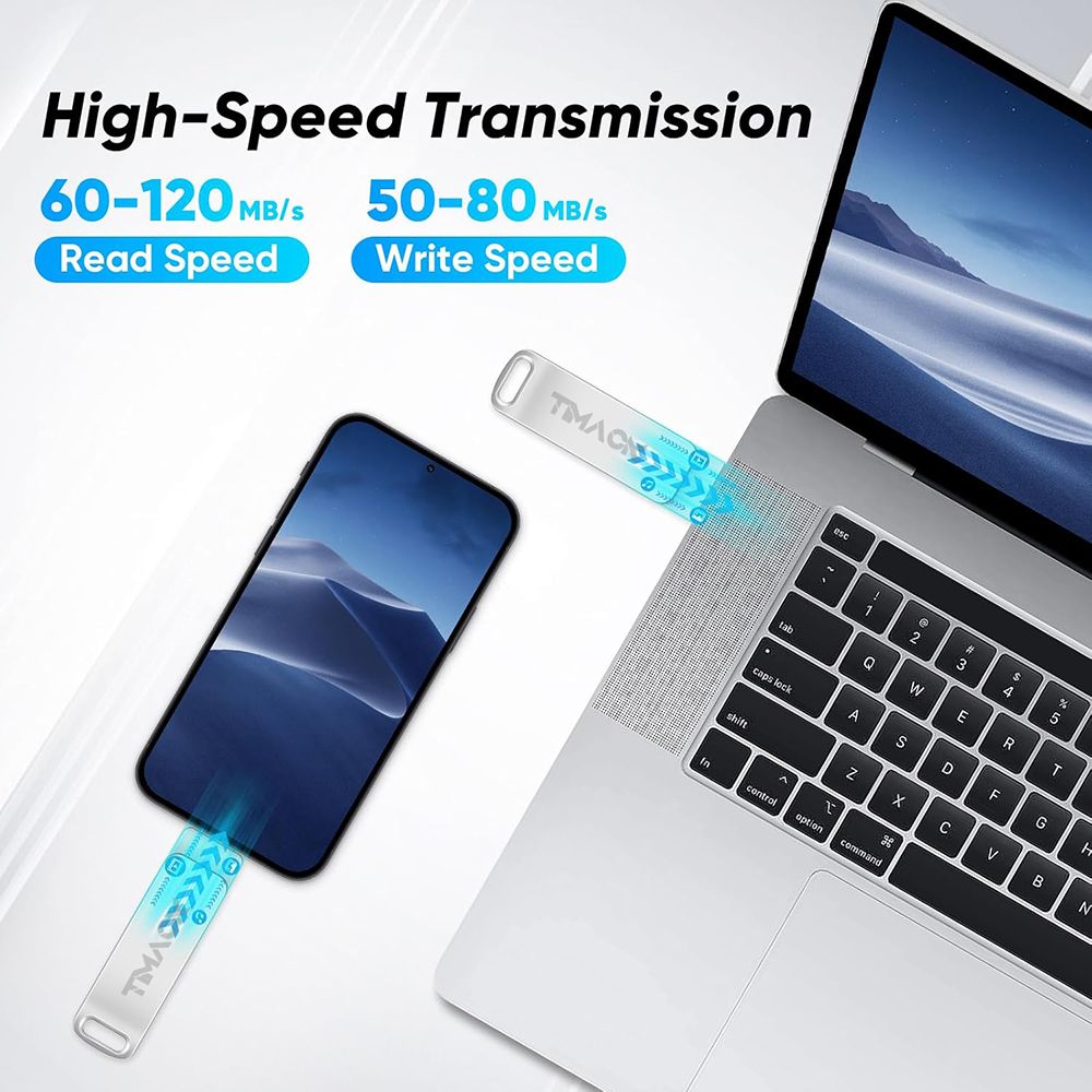 【FREE GIFT】TIMACK 2 in1 OTG Metal USB 3.0 Disk 32GB/64GB/128GB Type-C/USB 3.0 USB Flash Drives Memory Flash Disks Data Storage