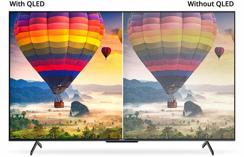 Vitron HTC4300QFS QLED 43"inch TV, BLUETOOTH ENABLED FULL HD Frameless Smart/Android & DIGITAL TELEVISION,WIFI CONNECTIVITY, Inbuilt Decoder for Local Channels/Netflix Youtube App Store,and free gifts