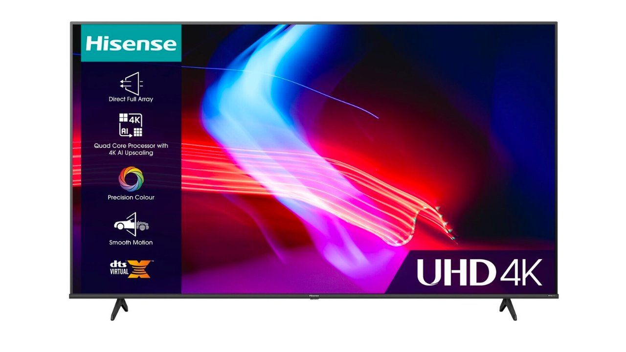 Hisense 43A6K- 43" Inch FRAMELESS SMART TV,BLUETOOTH-ENABLED,4K ULTRA HD TV,NETFLIX,YOUTUBE+2 YEARS WARRANTY+FREE WALL BRACKET+TV GUARD