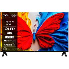 TCL 32S5K – 32" QLED Full HD Smart Google TV – HDR10, Dolby Audio, Frameless Design+ Free Gifts(TV Guard +wall mount)