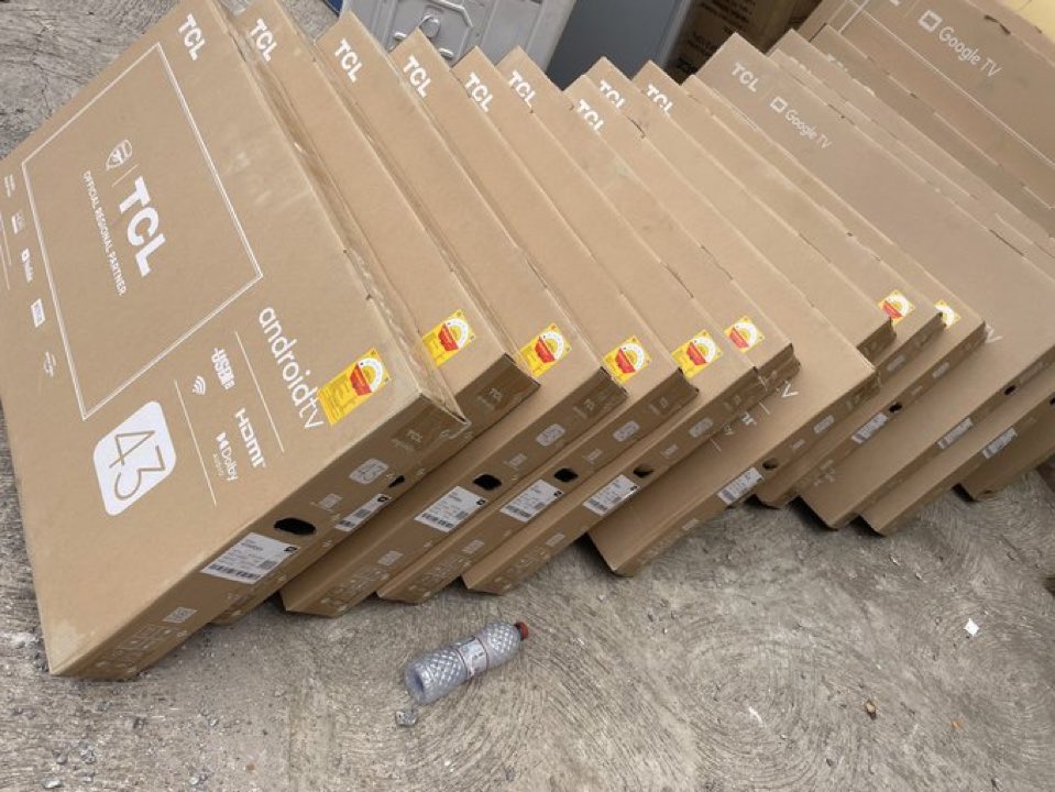 TCL 43S5K 43'' 2K QLED HDR FRAMELESS GOOGLE TV, VOICE ASSISTANT,DOLBY AUDIO( NEW 2025)