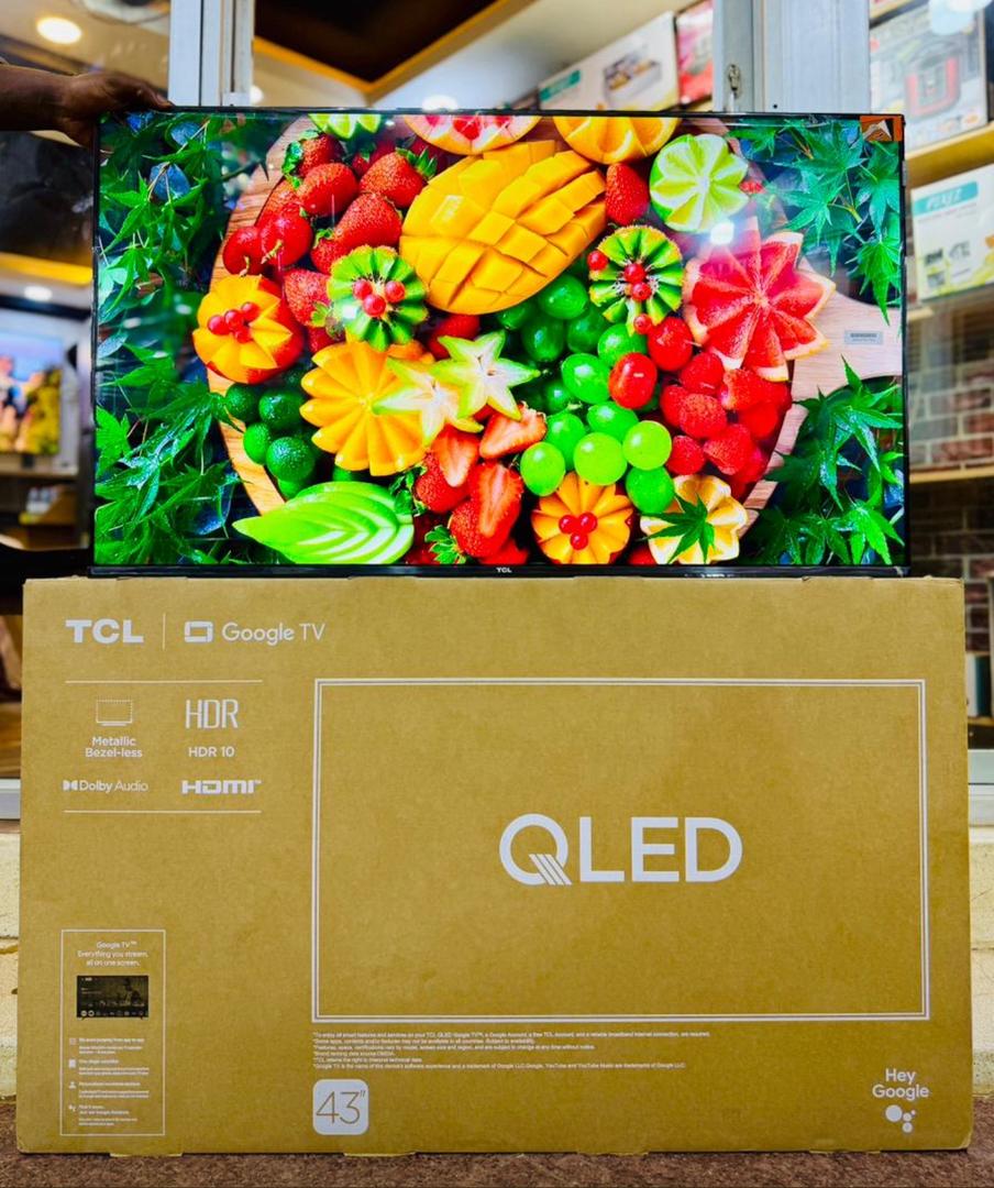 TCL 43S5K 43'' 2K QLED HDR FRAMELESS GOOGLE TV, VOICE ASSISTANT,DOLBY AUDIO( NEW 2025)