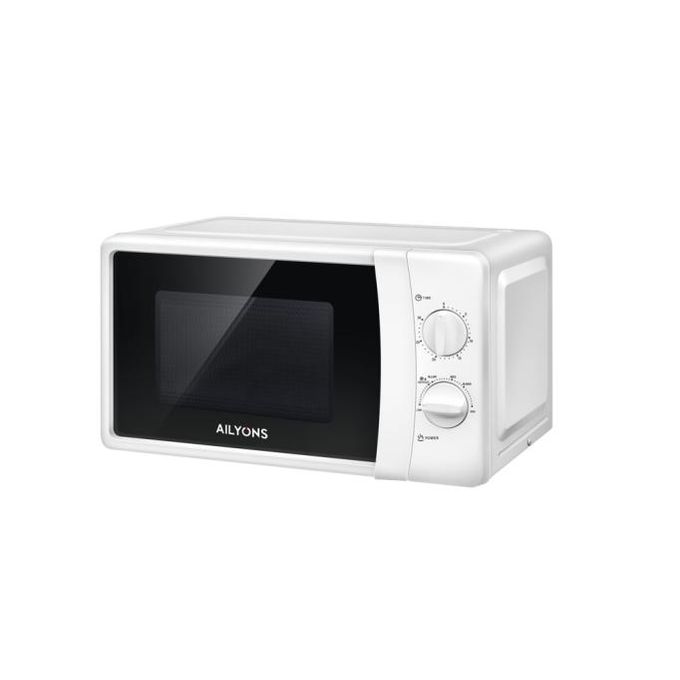 🔥🍽️ AILYONS 1100W Electric Microwave Oven — Silver LM-2004 | Powerful, Stylish & Backed by 12-Month Warranty! ✨📦