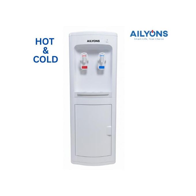 🔥 CLEARANCE MADNESS! Get the AILYONS AFK-110 Hot & Cold Water Dispenser + Storage Cabinet — Classic White .LIMITED STOCK! Premium AILYONS Hot & Cold Dispenser! ❄️💧