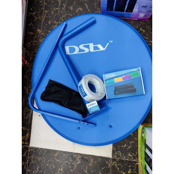 📺 Plug & Play! Get the DStv Complete Kit and Start Watching Today! Full Installation Package. 🚀
comes with dstv dish,decoder and a remote.