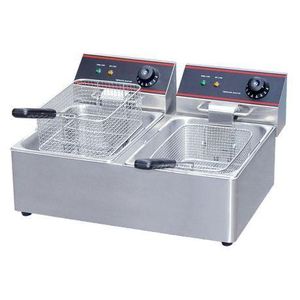 🍟 🍗NUNIX 12LITRES STAINLESS STEEL (6L+6L) DOUBLE TANK Energy Efficient Double Electric Chips /Chicken /MANDAZIS Deep Fryer Machine.