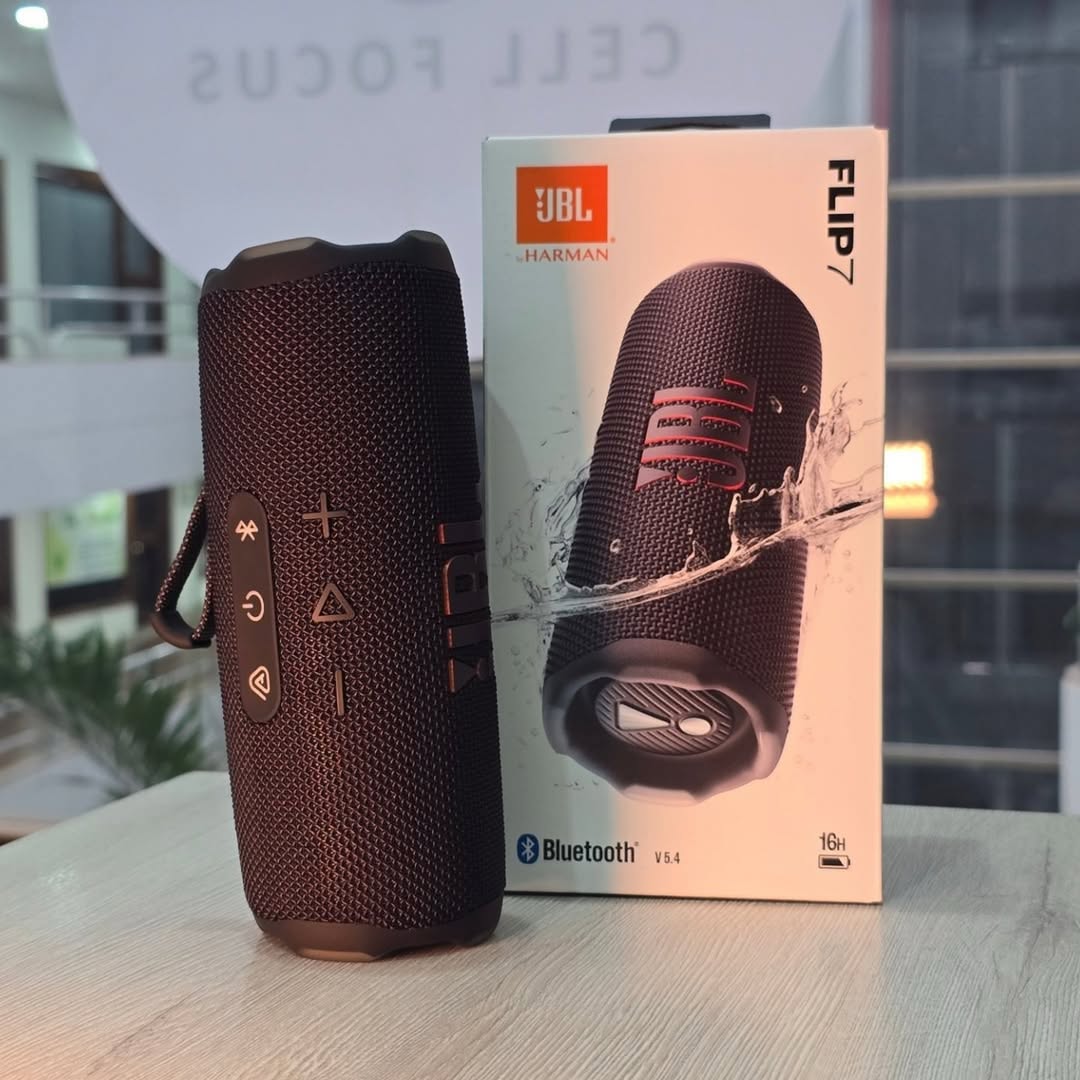 🥳 🎶 🔥 Jbl Flip 7, Wireless Portable Speaker,Deep Punchy Bass, 16 Hrs of Playtime, IP68 Waterproof, Dustproof and Drop-Proof, Pro Sound with AI Boost, Auracast Multi-Speaker Connection🔊 ✅