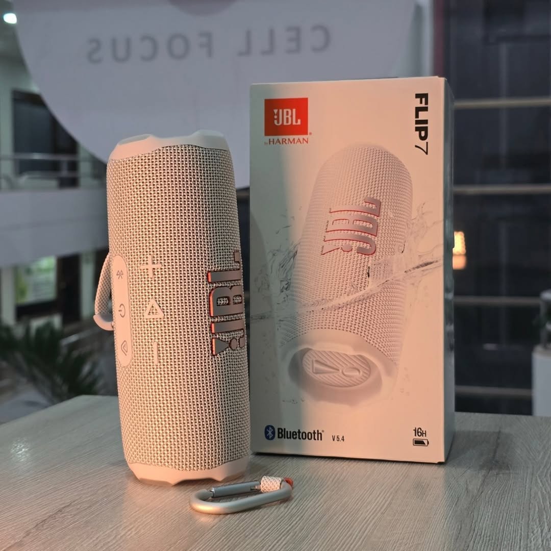 🥳 🎶 🔥 Jbl Flip 7, Wireless Portable Speaker,Deep Punchy Bass, 16 Hrs of Playtime, IP68 Waterproof, Dustproof and Drop-Proof, Pro Sound with AI Boost, Auracast Multi-Speaker Connection🔊 ✅