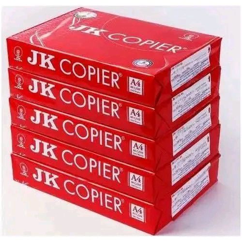 Jk Copier A4 Printing, Photocopy Papers 80GSM -(5 REAMS- ONE BOX) one carton of  5 ream papers  25000 sheets With free GIFT of Geometrical set