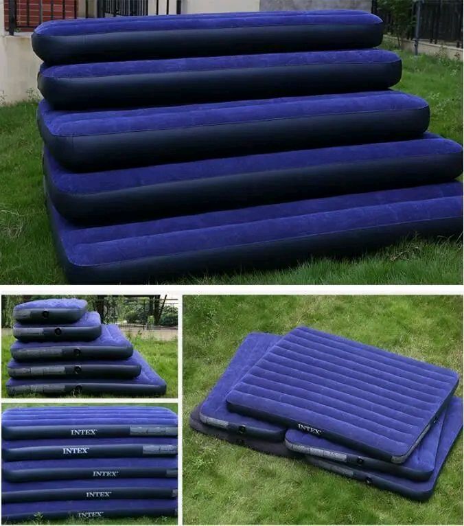 OFFER!! OFFER !!  🛏️ INTEX Inflatable Air Mattress 3*6/ 4x6/5x6/6x6 + FREE Electric Pump | Dura-Beam Fiber-Tech Technology