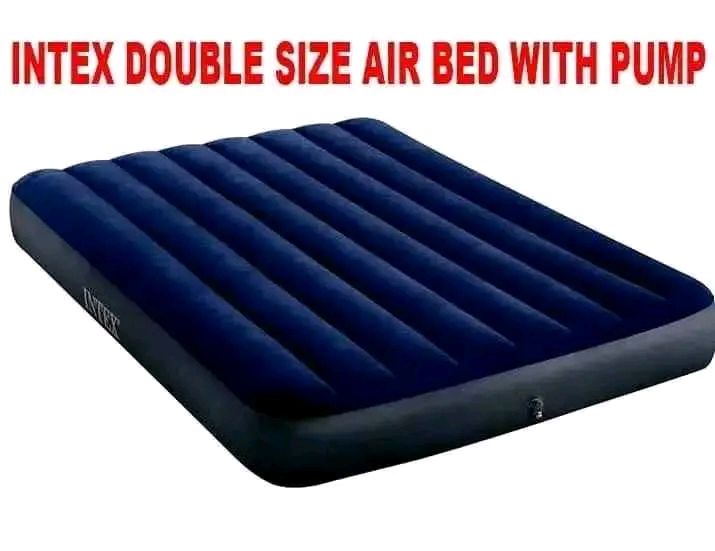 OFFER!! OFFER !!  🛏️ INTEX Inflatable Air Mattress 3*6/ 4x6/5x6/6x6 + FREE Electric Pump | Dura-Beam Fiber-Tech Technology