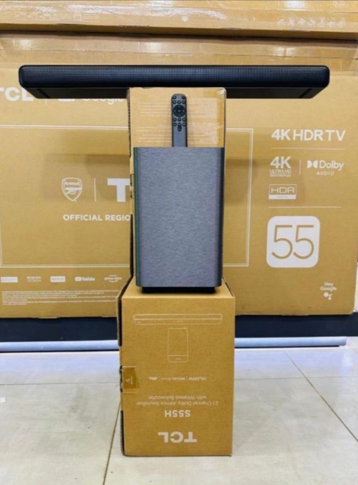 CLEARANCE OFFER!!! TCL S55H Wireless Soundbar 220W 2.1 Ch Dolby Atmos 1 YEAR WARRANTYY. WITH FREE EXTENSION GIFT
