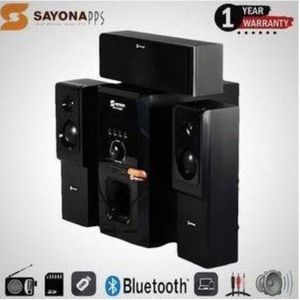 Experience powerful, Sayona 3.1 Channel Subwoofer SHT 1130BT 15000W P.M.P.O Sub woofer sound system with Digital Amplifier. FM, P.M.P.O, Radio, sd card with FREE GIFT OF FLASH DRIVE
