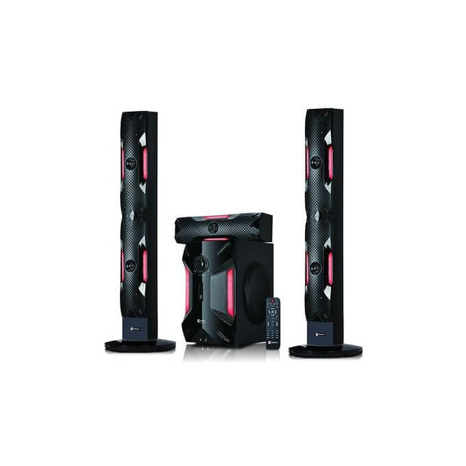 SAYONA SHT-1192BT 3.1 Channel Speaker Sub-woofer tall boy hometheatre speaker System with karaoke Bluetooth FM radio USB port SD card Port and remote control 18000W PMPO  WITH FREE  FLASH DRIVE