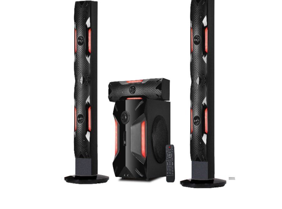SAYONA SHT-1192BT 3.1 Channel Speaker Sub-woofer tall boy hometheatre speaker System with karaoke Bluetooth FM radio USB port SD card Port and remote control 18000W PMPO  WITH FREE  FLASH DRIVE