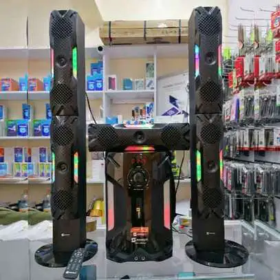 SAYONA SHT-1192BT 3.1 Channel Speaker Sub-woofer tall boy hometheatre speaker System with karaoke Bluetooth FM radio USB port SD card Port and remote control 18000W PMPO  WITH FREE  FLASH DRIVE