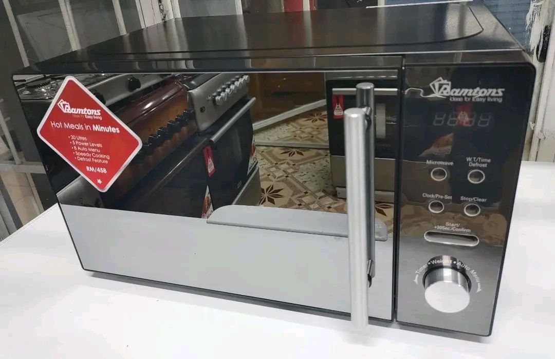 New Arrival Ramtons RM/326 Digital Microwave + Grill - 25litres, defrost, Digital control panel with knob and  8 auto menus