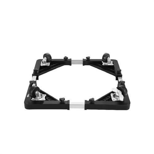 Detachable universal roller refrigerator base bracket, refrigerator handcart bracket, adjustable and extendable storage rack, suitable for home kitchens