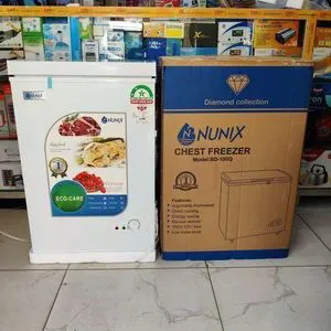 Nunix 100L Large Capacity Chest Freezer with Ecocare and Energy Saving Technologies+ Free Freezer Guard