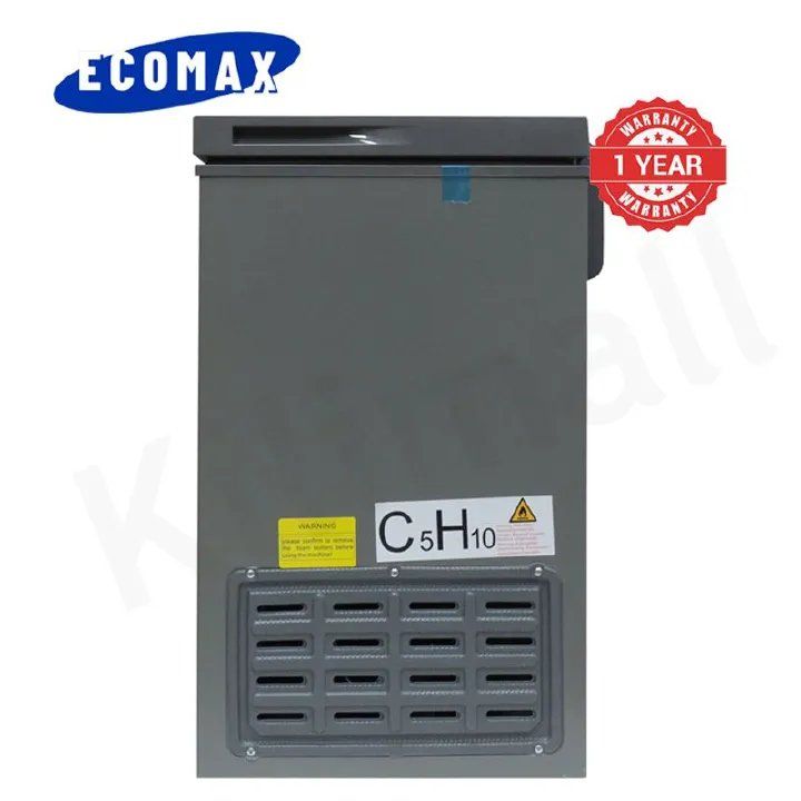 Ecomax 60L Chest Freezer, Low Energy Consumption,100% CFC Free, Low Noise Level, Easy To Clean, Reliable Quality - 1 YR WARRANTY + FREE FREEZER GUARD