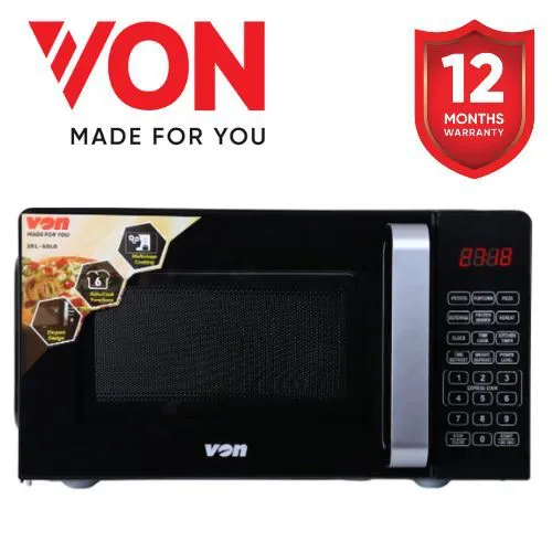 VON Digital Solo Microwave Oven, VAMS-20DGX, 20LT Digital with Touch Panel .Hurry before stock last