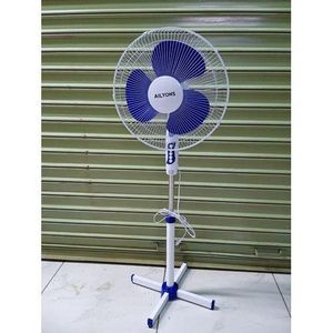 AILYONS FS-1609-K 16'' Stand Fans, 5 Speed,  1PCS - White/Blue (1YR WRTY)Ailyons 16" Stand Fan, Round base